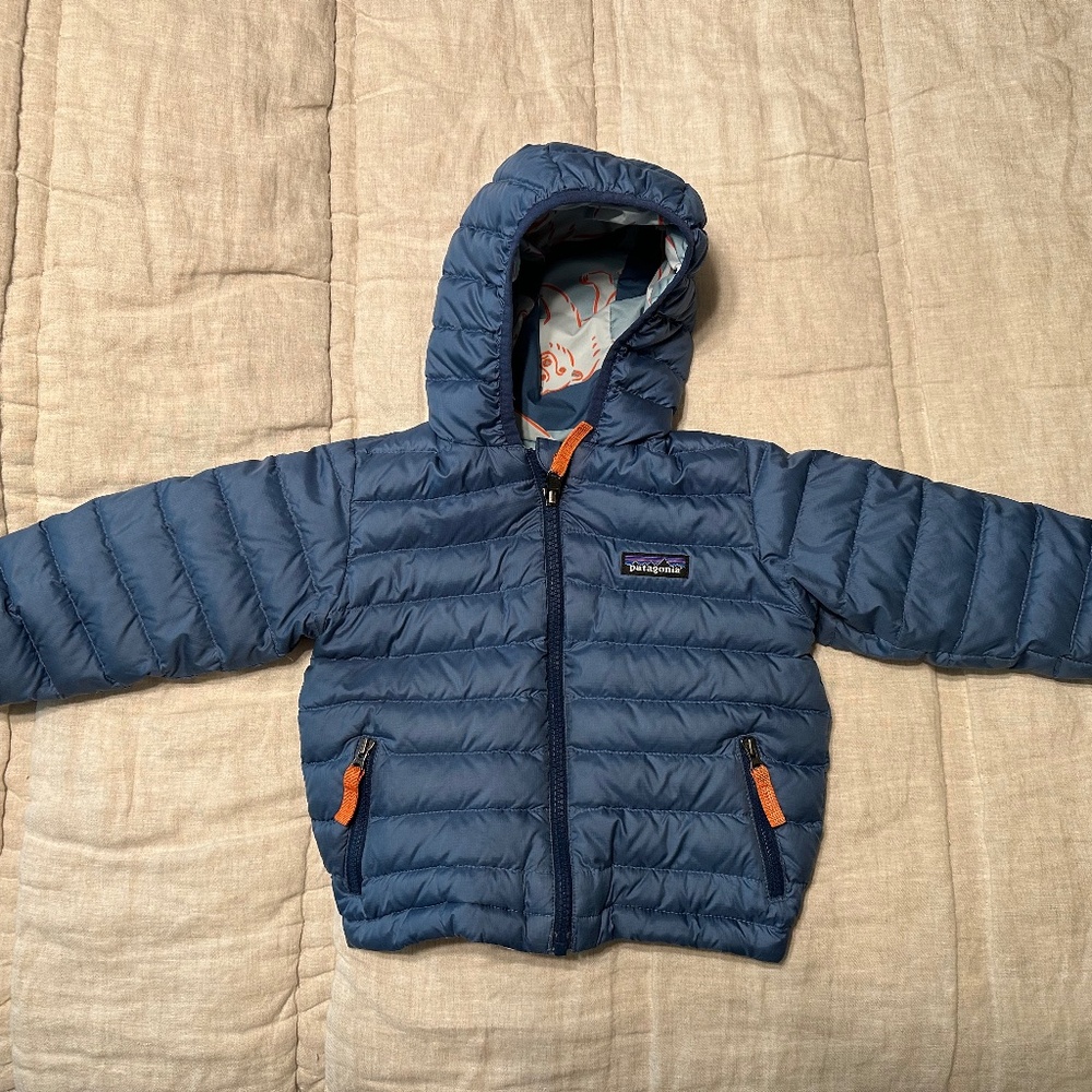 Reversible Patagonia puffer jacket 2T
